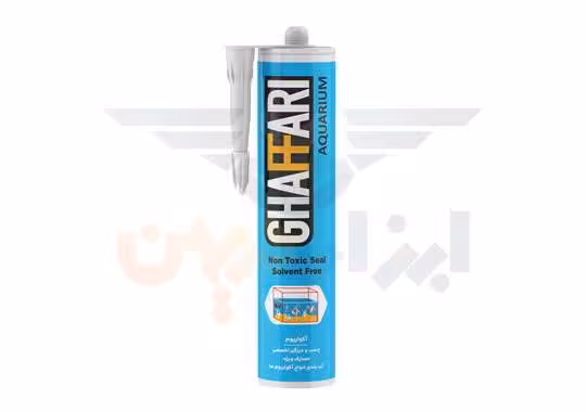 چسب سیلیکون آکواریوم ماهی غفاری ghaffari aquarium