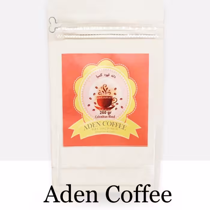 دانه قهوه کلمبیا سوپریمو صددرصدعربیکا آدن کافی ( 250گرمی )