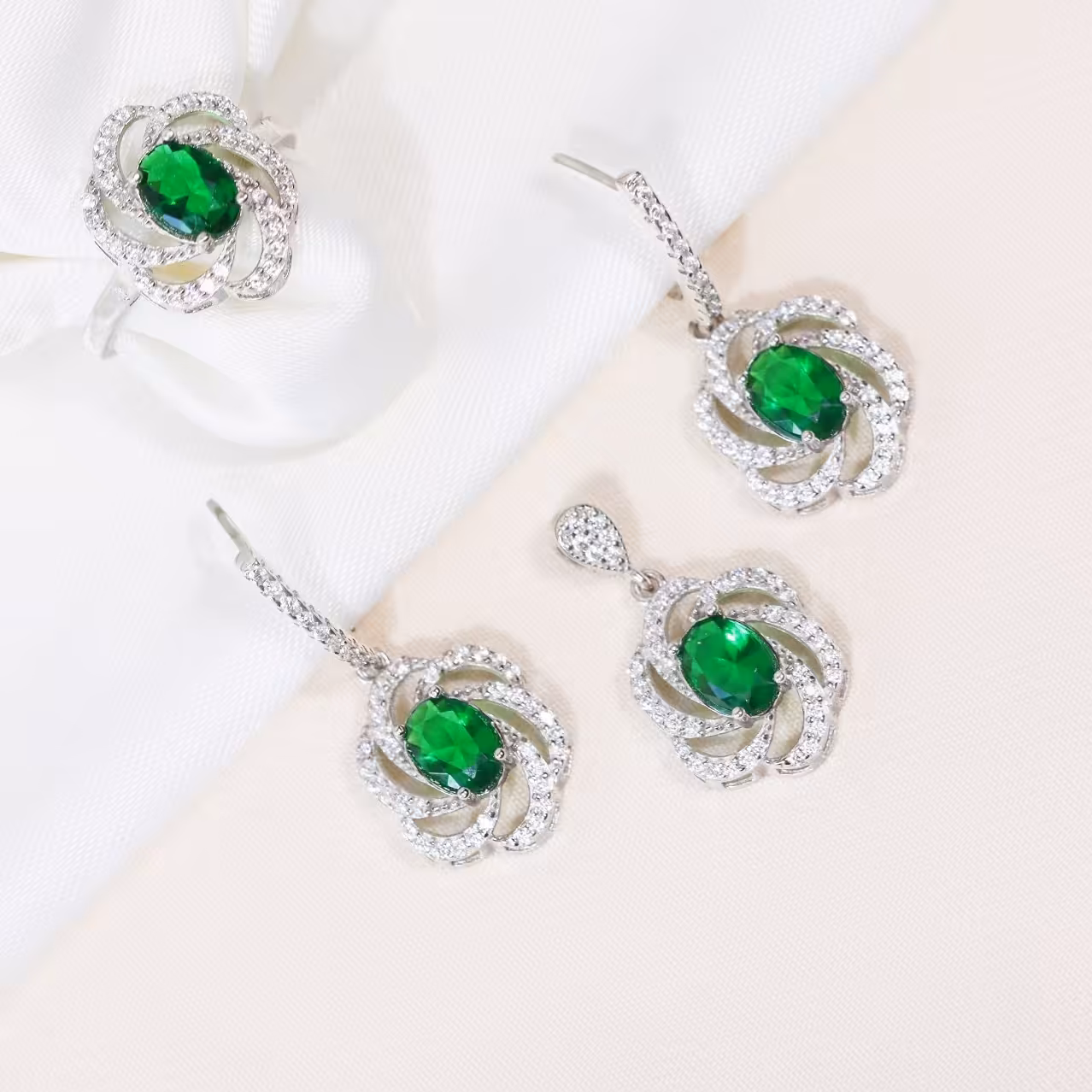 نیم ست نقره میکرو کد S-10110-9.5