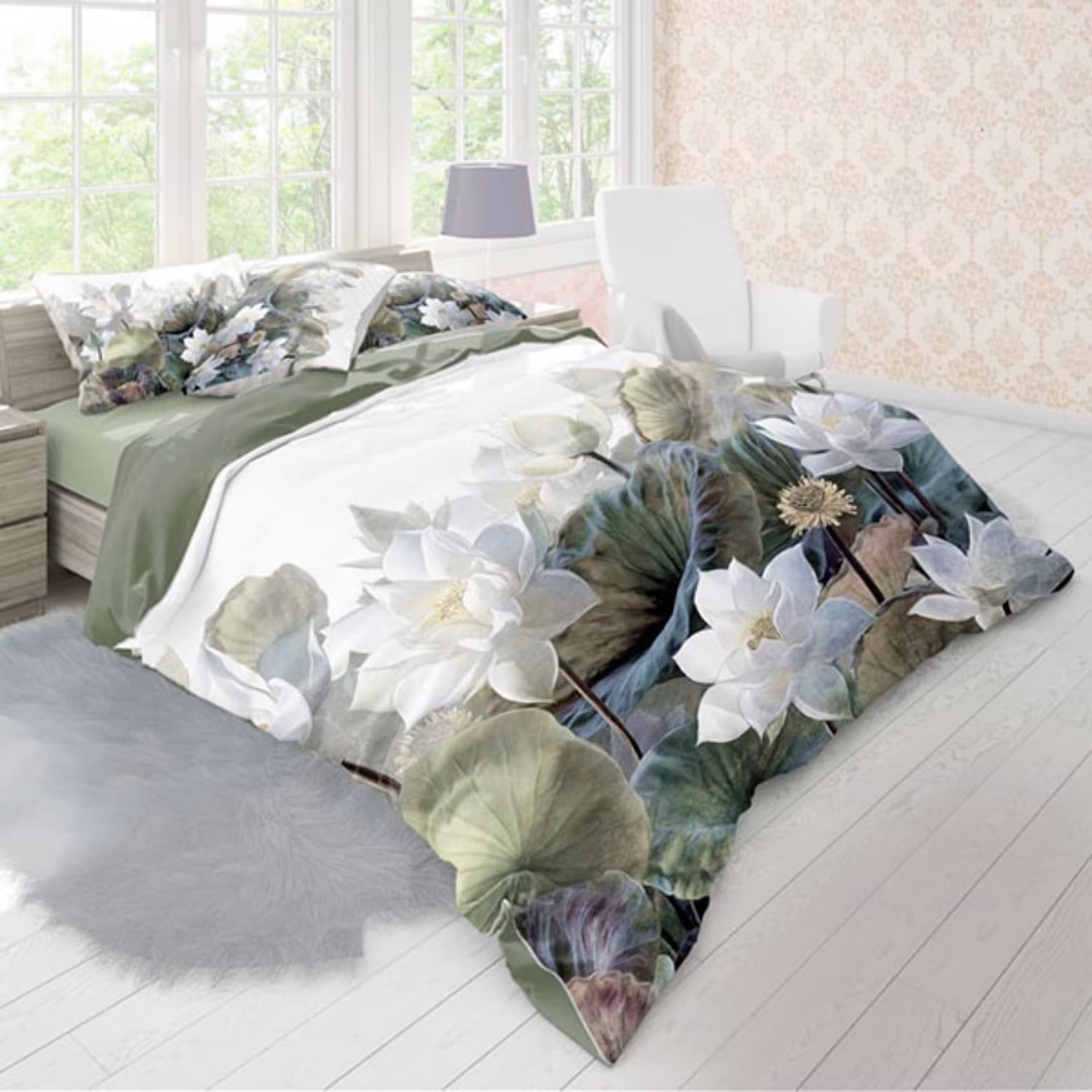 سرویس خواب کد B022 دونفره 6 تیکه میکرو(چاپ دیجیتال)