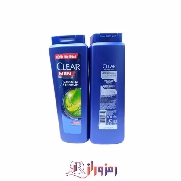 شامپو کلیر مردانه مدل maksimum ferahlik عصاره لیمو حجم 600 میل