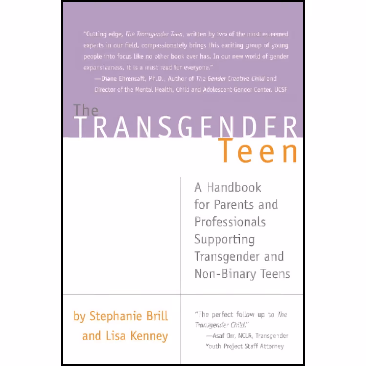 کتاب زبان اصلی Transgender Teen اثر Stephanie A Brill and Lisa Kenney