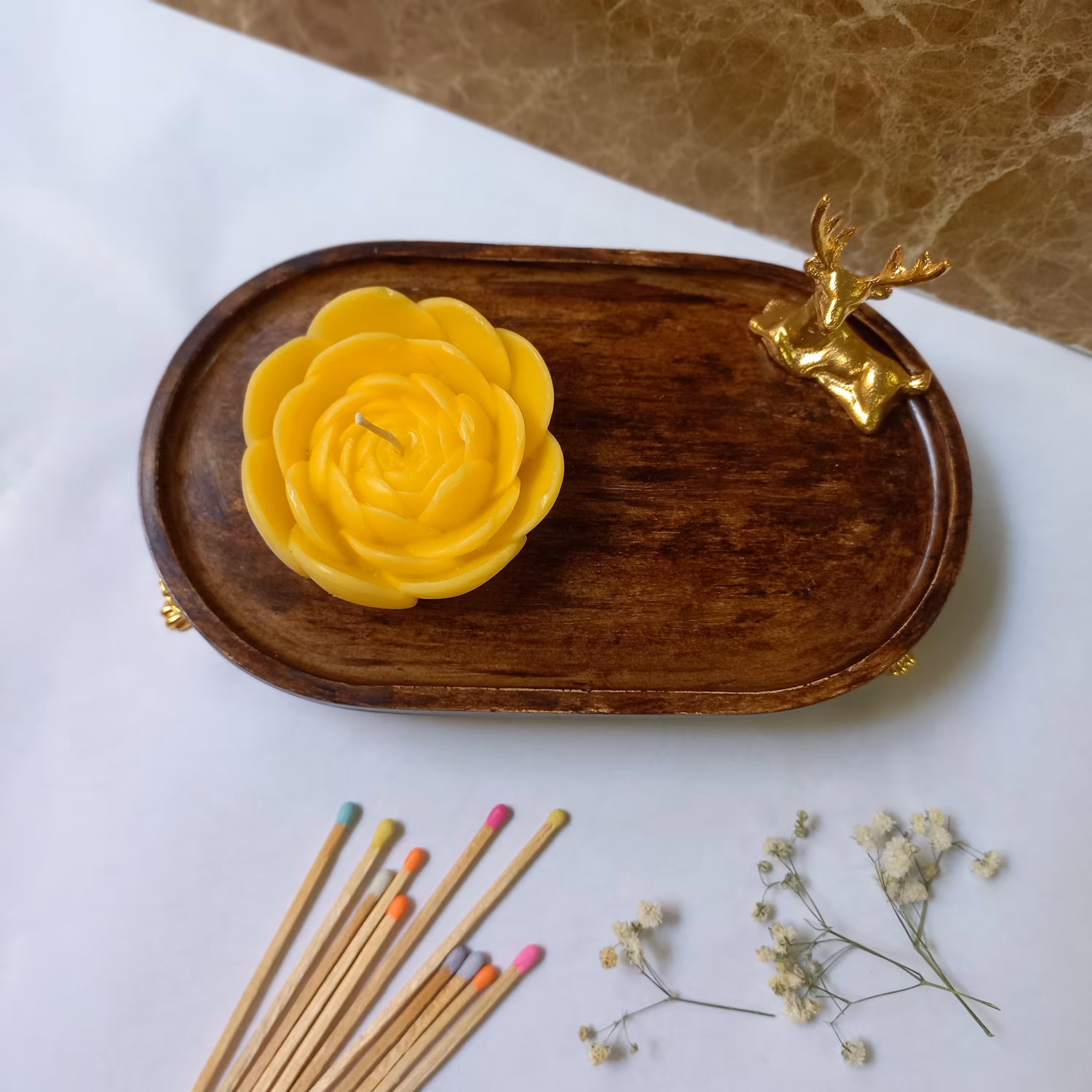 سینی سرو طرح چوب بیضی