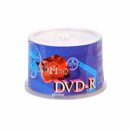 دی وی دی خام دیاموند مدل MHM بسته 50 عددی