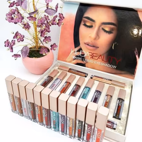 پک سایه مایع چشم گلیتر شاین هدی بیوتی HUDABEAUTY