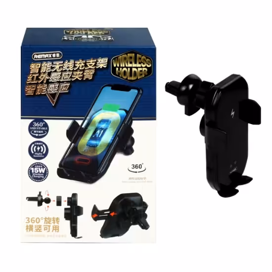 پایه نگهدارنده گوشی موبایل دریچه کولری ریمکس مدل RM-C61