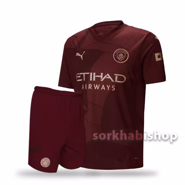 پیراهن و شورت دوم منچسترسیتی 2024