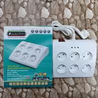 محافظ برق 6 خانه کامپیوتر و صوتی و تصویری طول 1.5 متر نمودار کنترل مدل M123 رامونا
