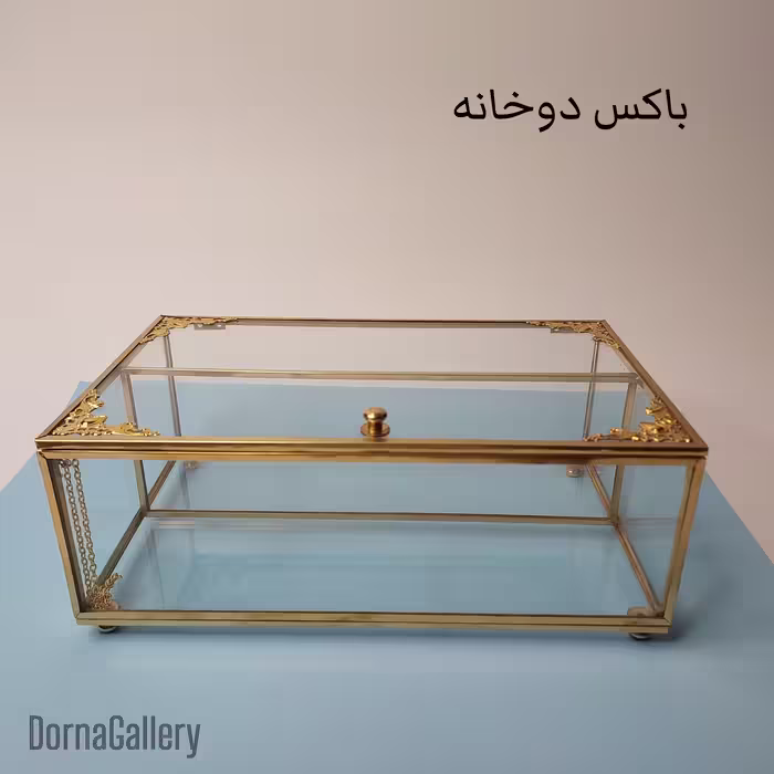 جای قاشق و چنگال برنجی طلایی(پس کرایه) 