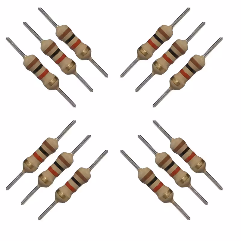 مقاومت 1 کیلو اهم 2 وات کد 1K-2w بسته 12 عددی