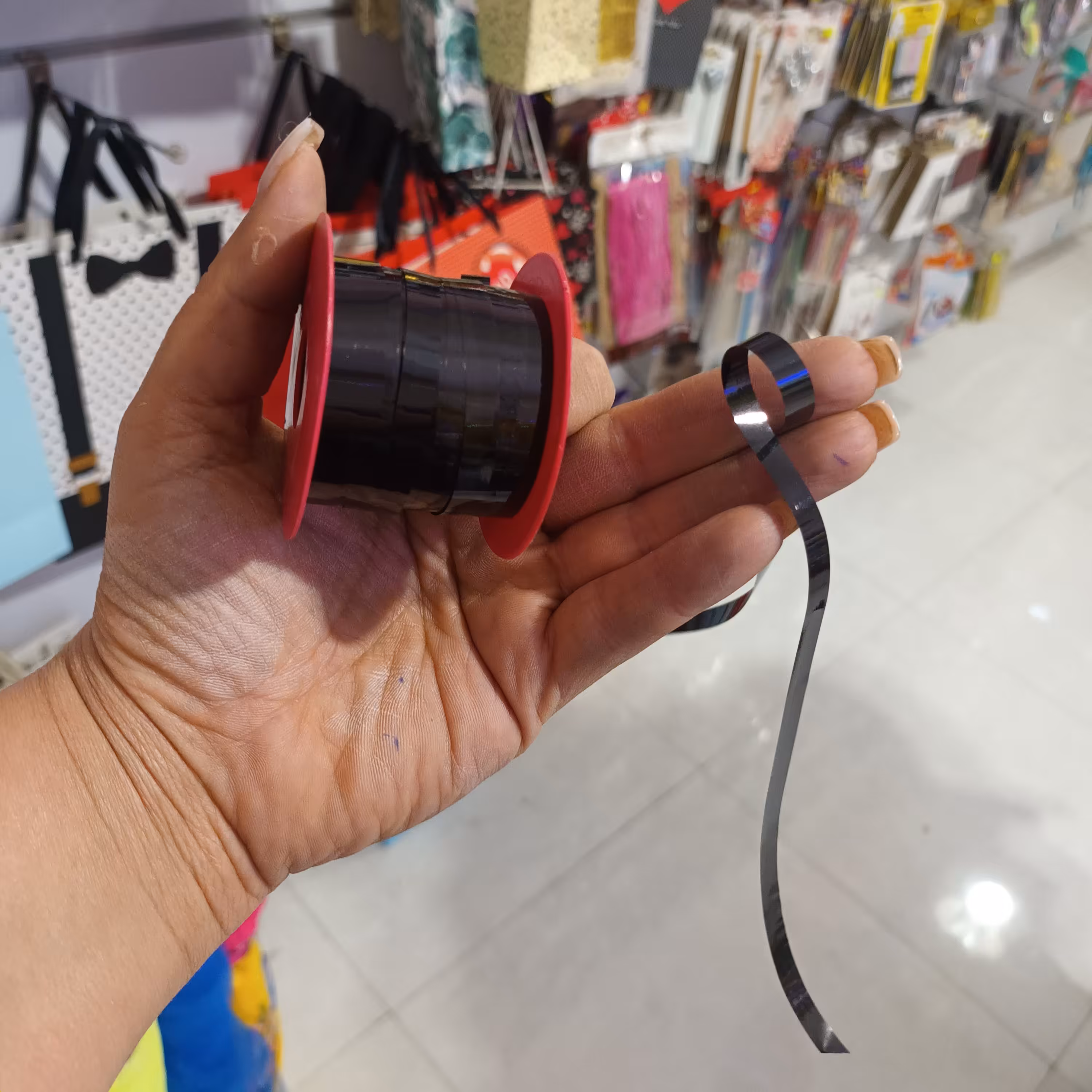 روبان بادکنک مشکی - روبان مخصوص بادکنک مشکی