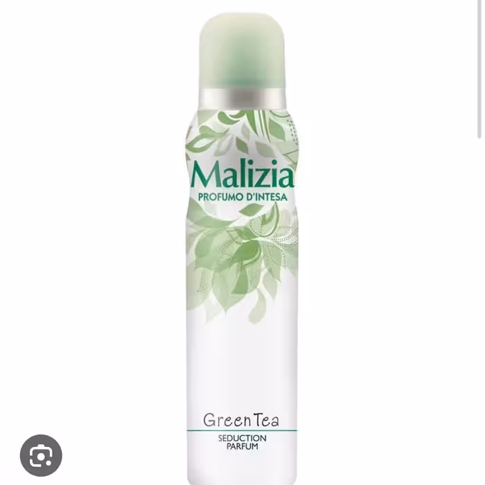 اسپری بدن زنانه مالزیا مدل گرین تی Malizia Uomo Green Teaحجم 150 میل