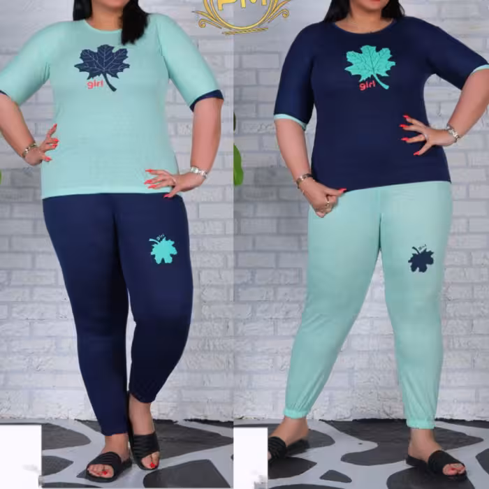 ست تیشرت شلوار سایز بزرگ