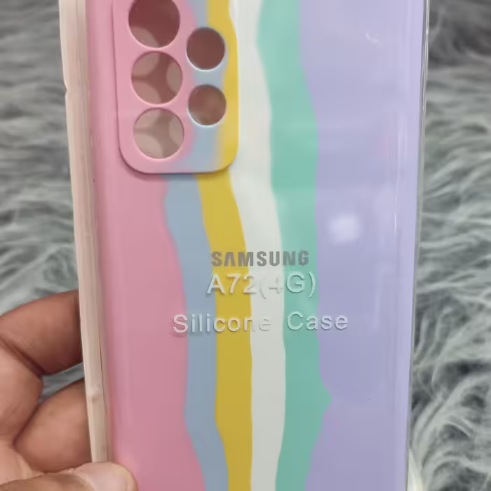 سیلیکونی آبرنگی SAMSUNG A72  سه