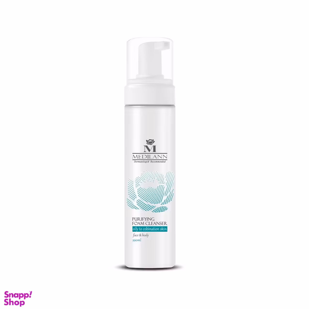 فوم شستشو صورت مدیلن (Medilan) مدل Hydrating مناسب پوست چرب حجم 200 میلی‌لیتر