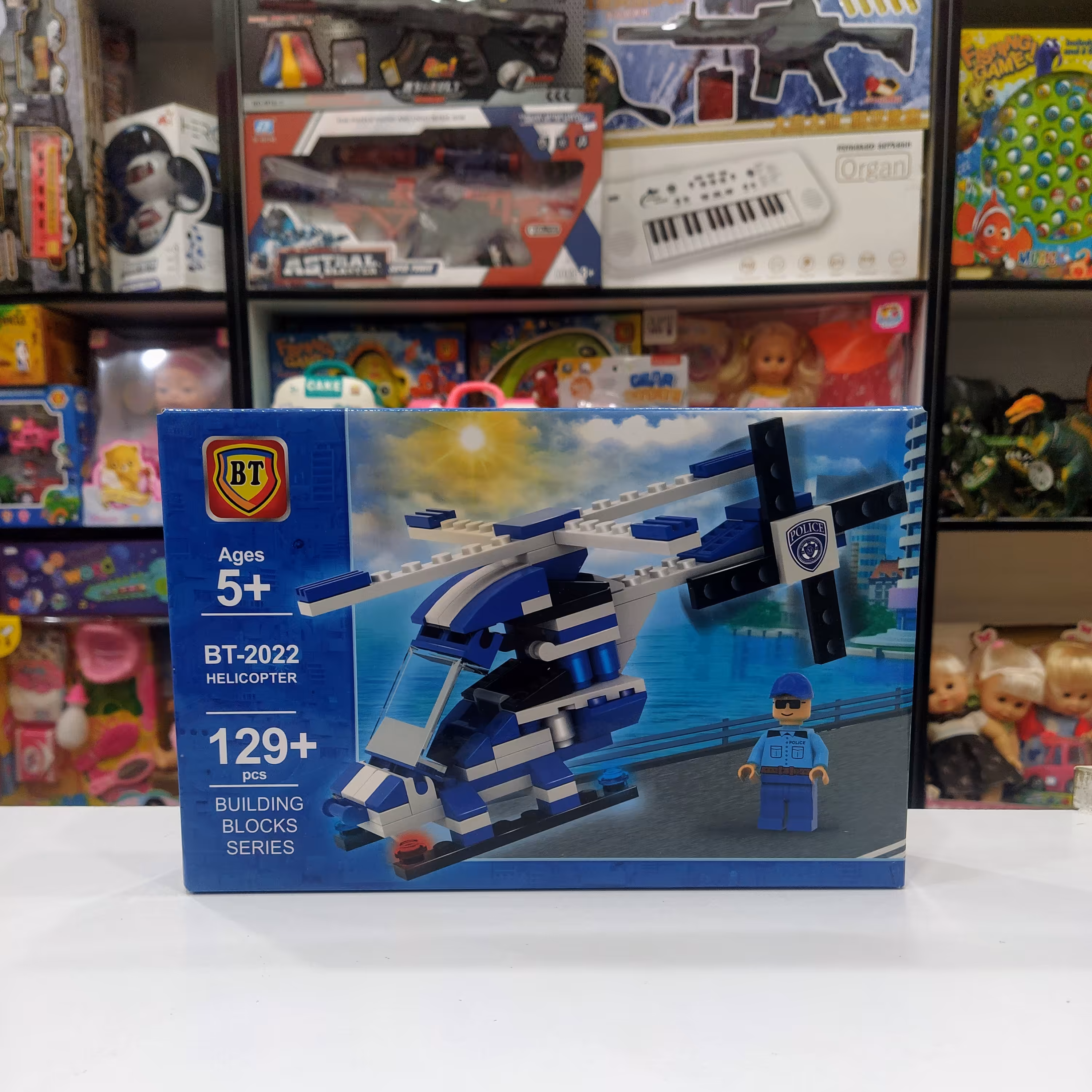 اسباب بازی لگو هلیکوپتر پلیسی 129 قطعه کد BT2022