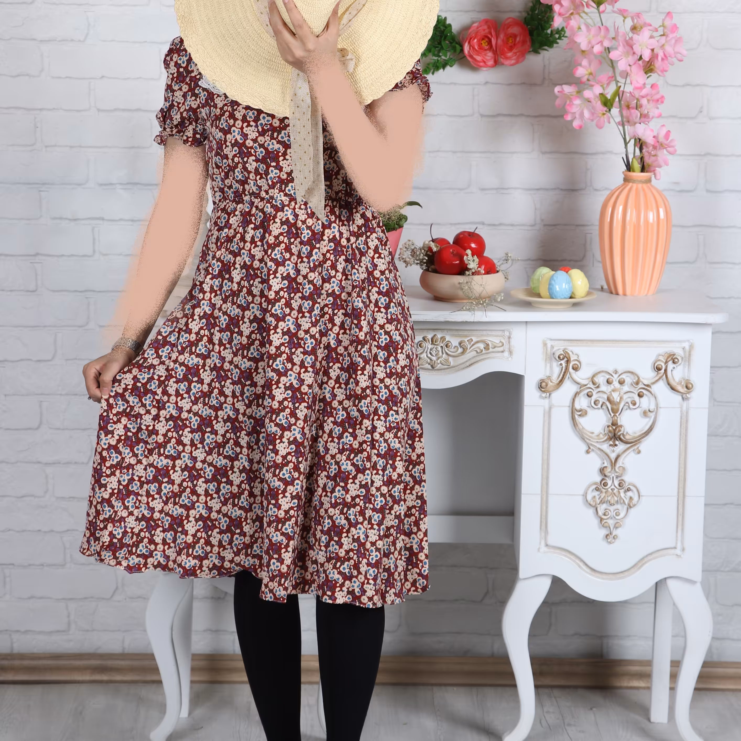 پیراهن آستین کوتاه قد 110تا115مناسب سایز 36تا42