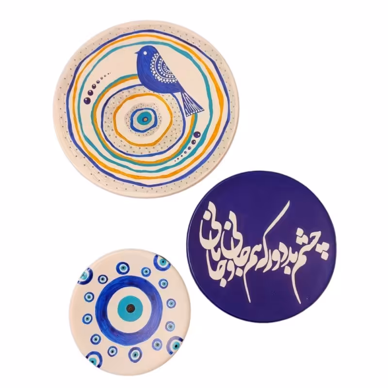 دیوارکوب چشمی ست سه عددی چشم زخم