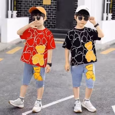 تیشرت شلوارک پسرانه وارداتی مدل دمون