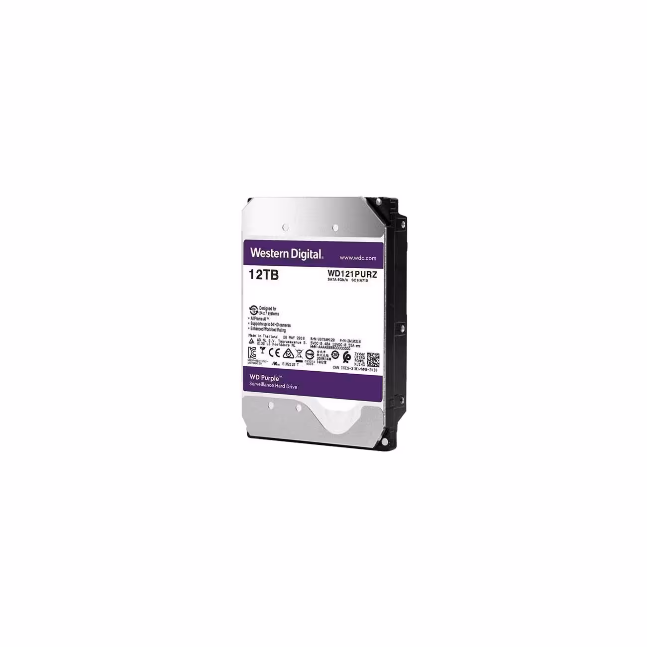 هارد دیسک اینترنال وسترن 12T Purple WD