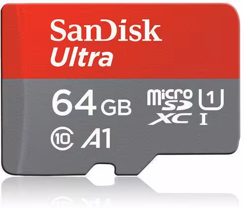 مموری کارت microSDXC سندیسک Class10 UHS-I Ultra A1 100Mbps ظرفیت 64 گیگابایت