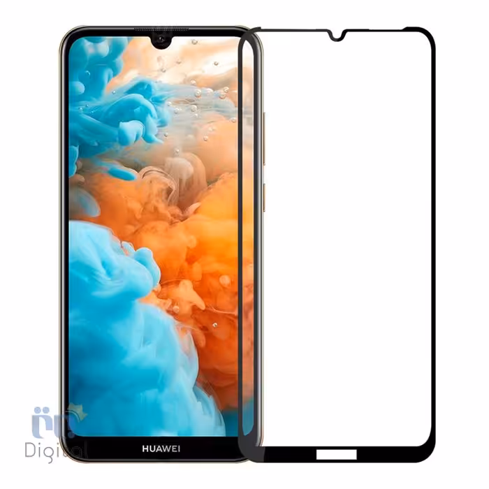 محافظ صفحه نمایش مدل Full Cover Tempered Glass مناسب برای گوشی هواوی مدل Y7 Prime 2019 / Y7 2019