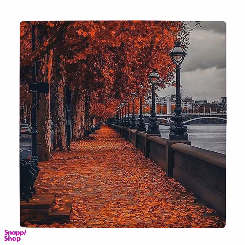 زیر لیوانی طرح پیاده رو پاییزی کد 5768008_4028