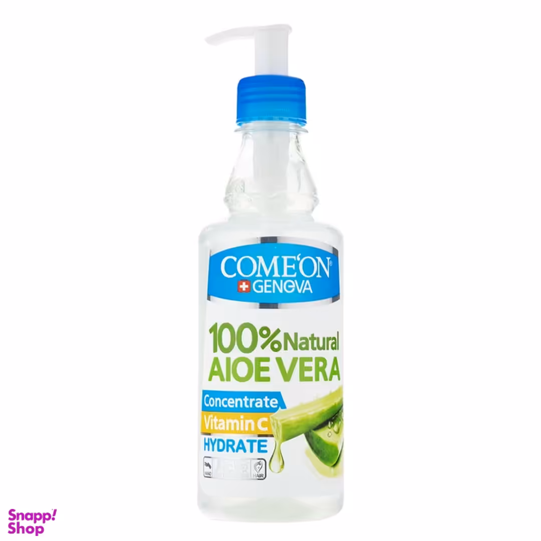 ژل آبرسان کامان مدل Aloe Vera حجم 400 میلی‌ لیتر