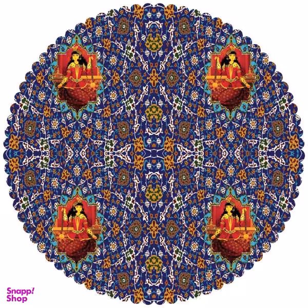 رومیزی رنس مدل T2-42134 سایز 90x95 سانتی متر چند رنگ