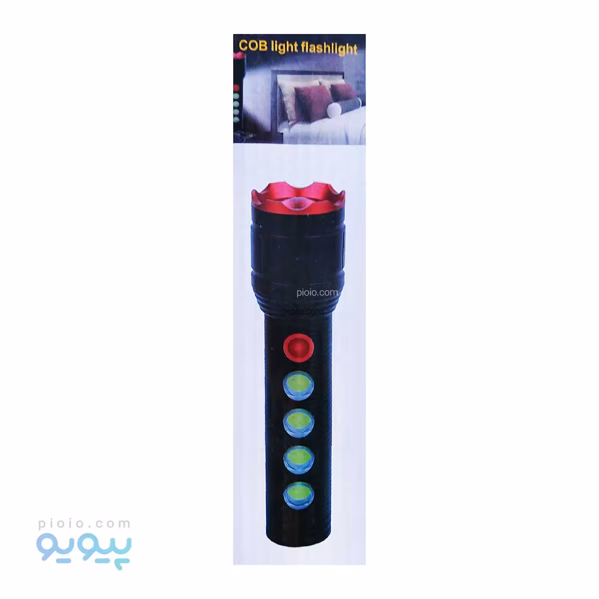 چراغ قوه ضد آب COB تک و عمده