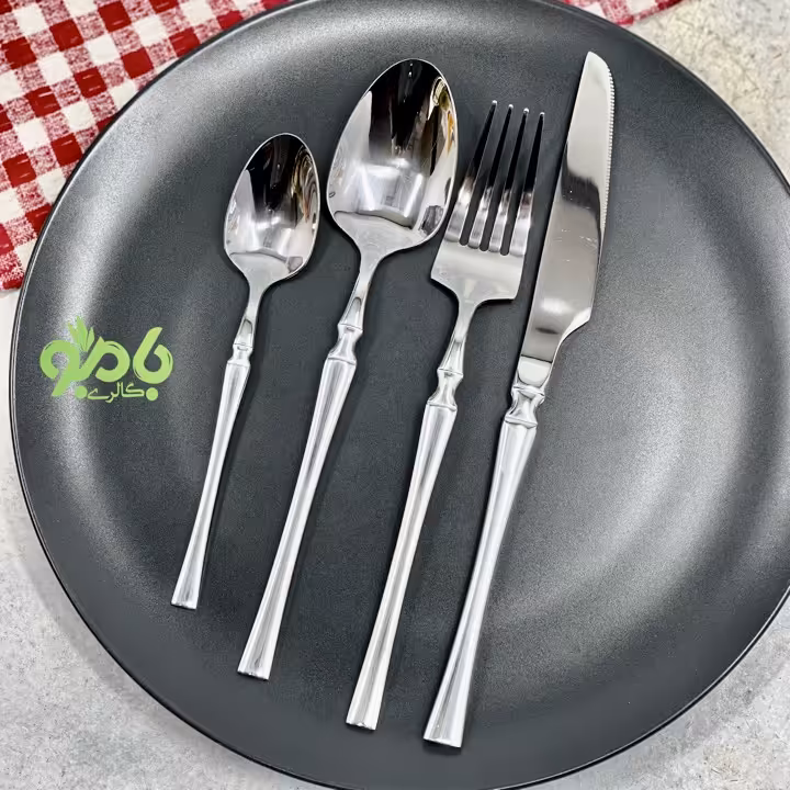 سرویس قاشق و چنگال جعبه ای بیضی کد160