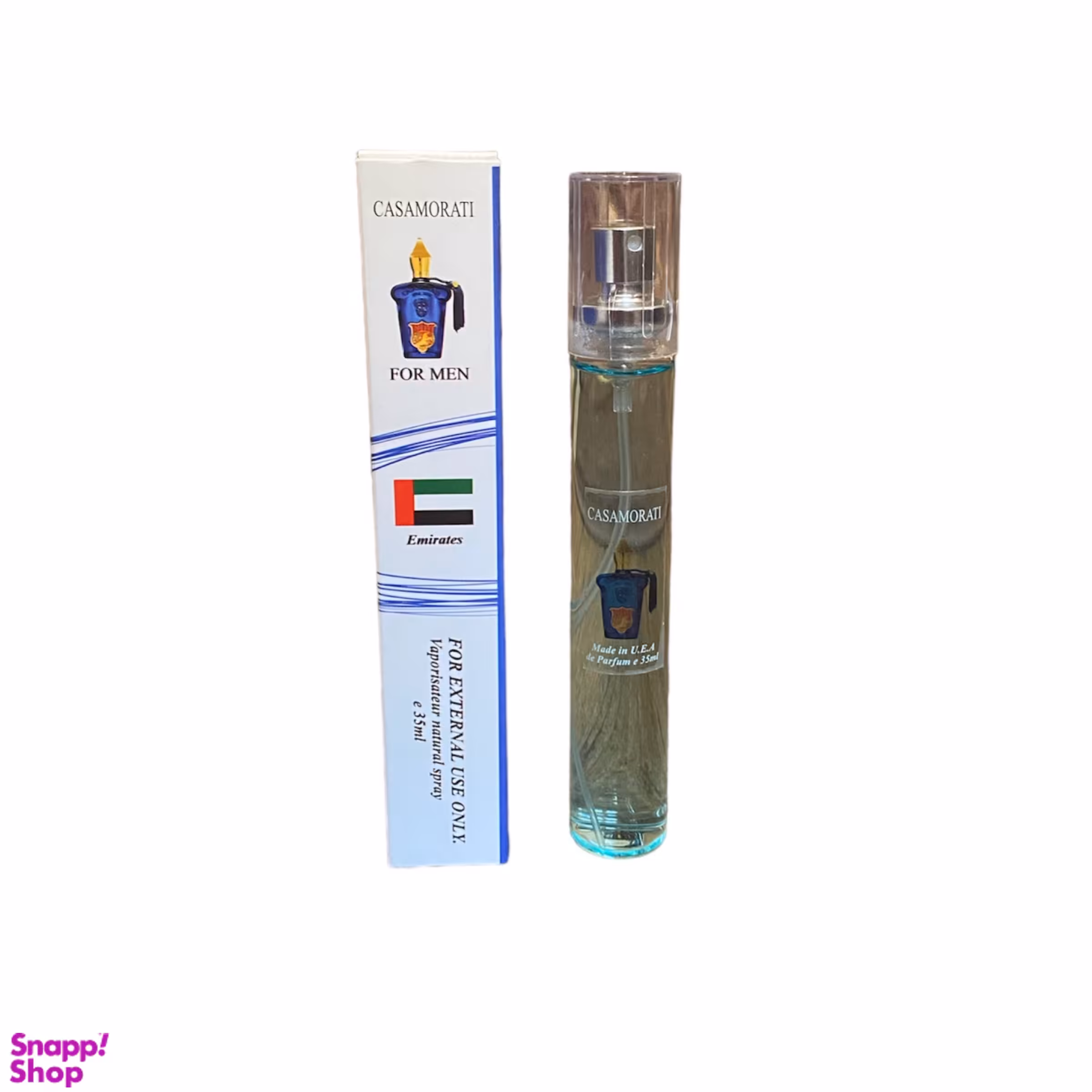 عطر جیبی مردانه امیراتس مدل casamorati mefisto
