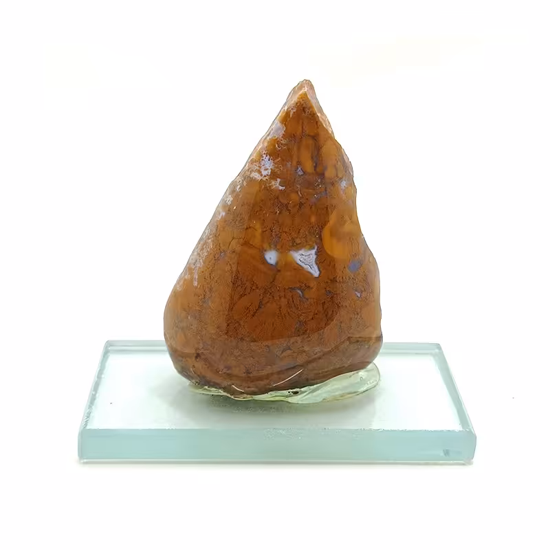 سنگ دکوری ترکیب عقیق و جاسپر طبیعی، پولیش خورده کد 24027