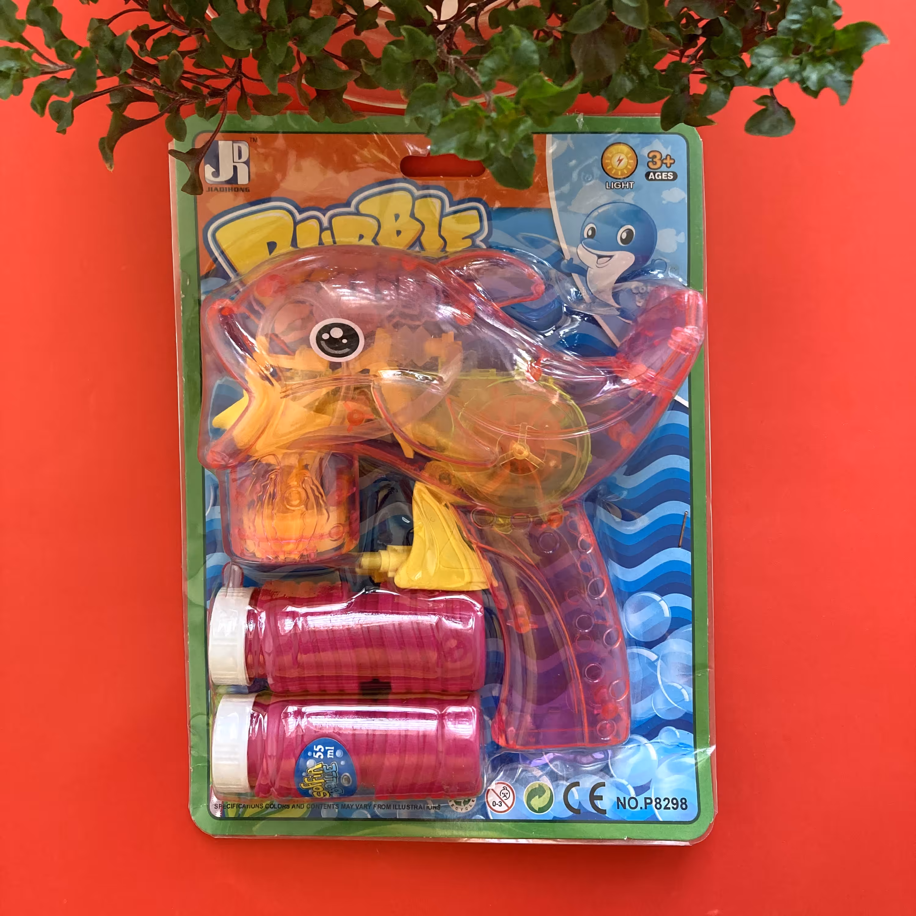 تفنگ حباب ساز مدل دلفین بدون باتری