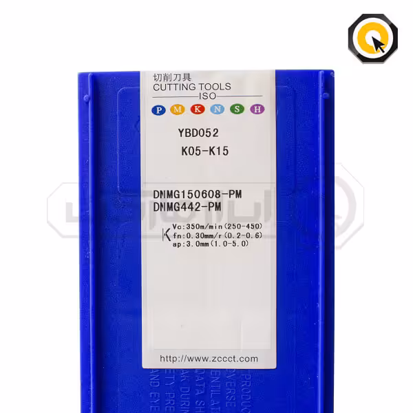 اینسرت تراشکاری ZCC مدل DNMG150608-PM-YBD052