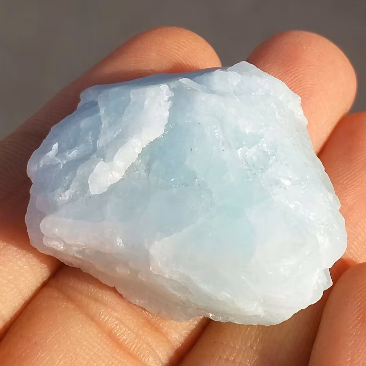 سنگ راف آکومارین اکومارین وارداتی صد در صد طبیعی کد 11326