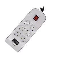 محافظ پارت شش راه ارت دار دیجیتال با کابل 1.8 کد 8794