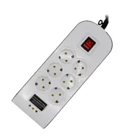محافظ پارت شش راه ارت دار دیجیتال با کابل 18 کد 8794