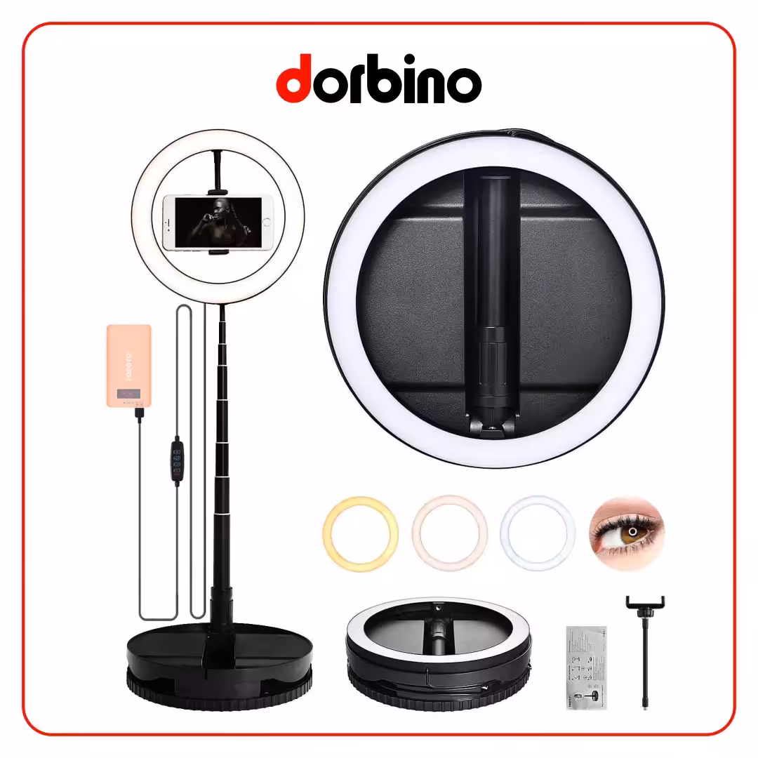 رینگ لایت رومیزی Ring Light Selfie G1 - فروشگاه دوربین دوربینو