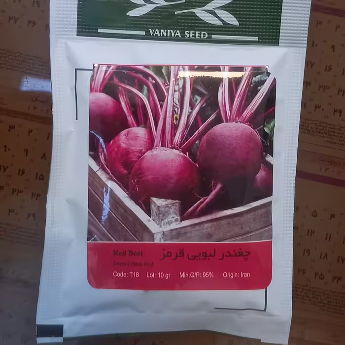 بذر چغندر لبویی  قرمز پاکت کوچک خانگی