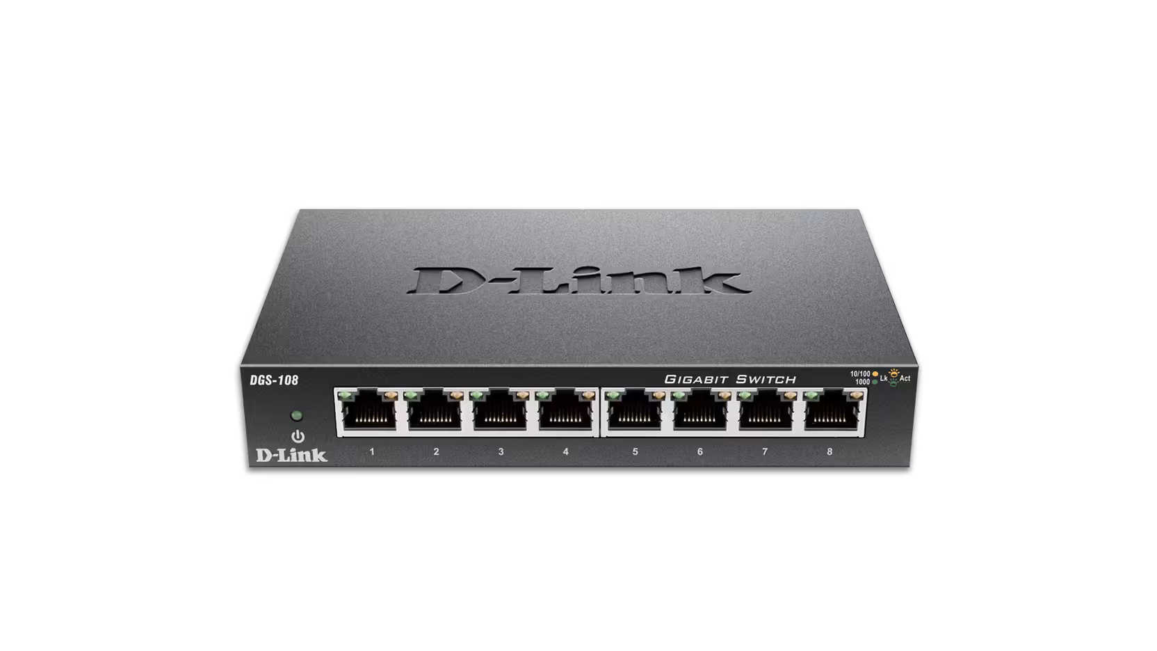 سوئیچ شبکه 8 پورت گیگابیت دی لینک مدل DGS-108