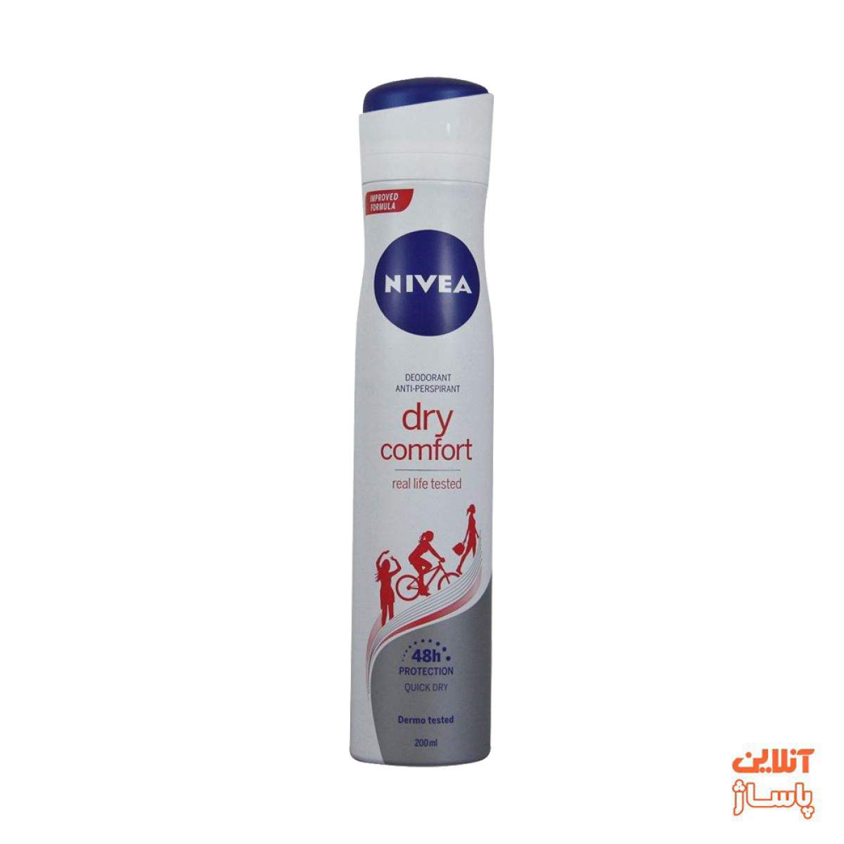 اسپری بدن زنانه نیوآ مدل Dry Comfort حجم 150 میلی لیتر