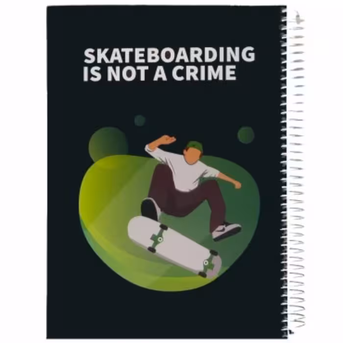 دفتر سیمی جلد سخت پاپکو 100 برگ کد PN-617002