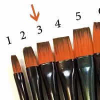قلم مو ماریس سری 2962 سر تخت تکی سایز 3