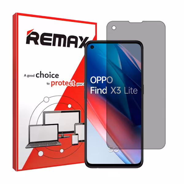 گلس اوپو Find X3 Lite مدل هیدروژلی پرایوسی برند ریمکس کد S