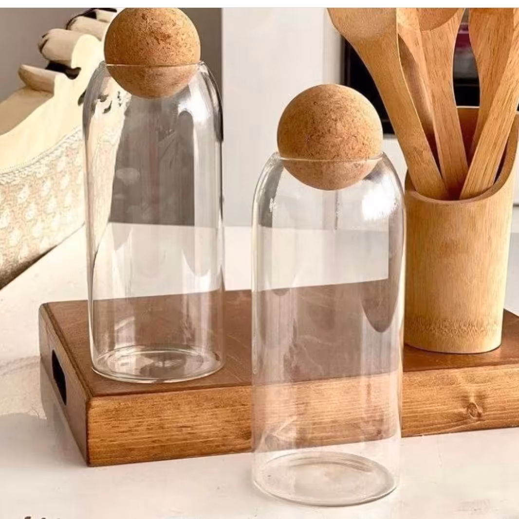 بانکه سایز دو دنیز با در چوبپنبه 