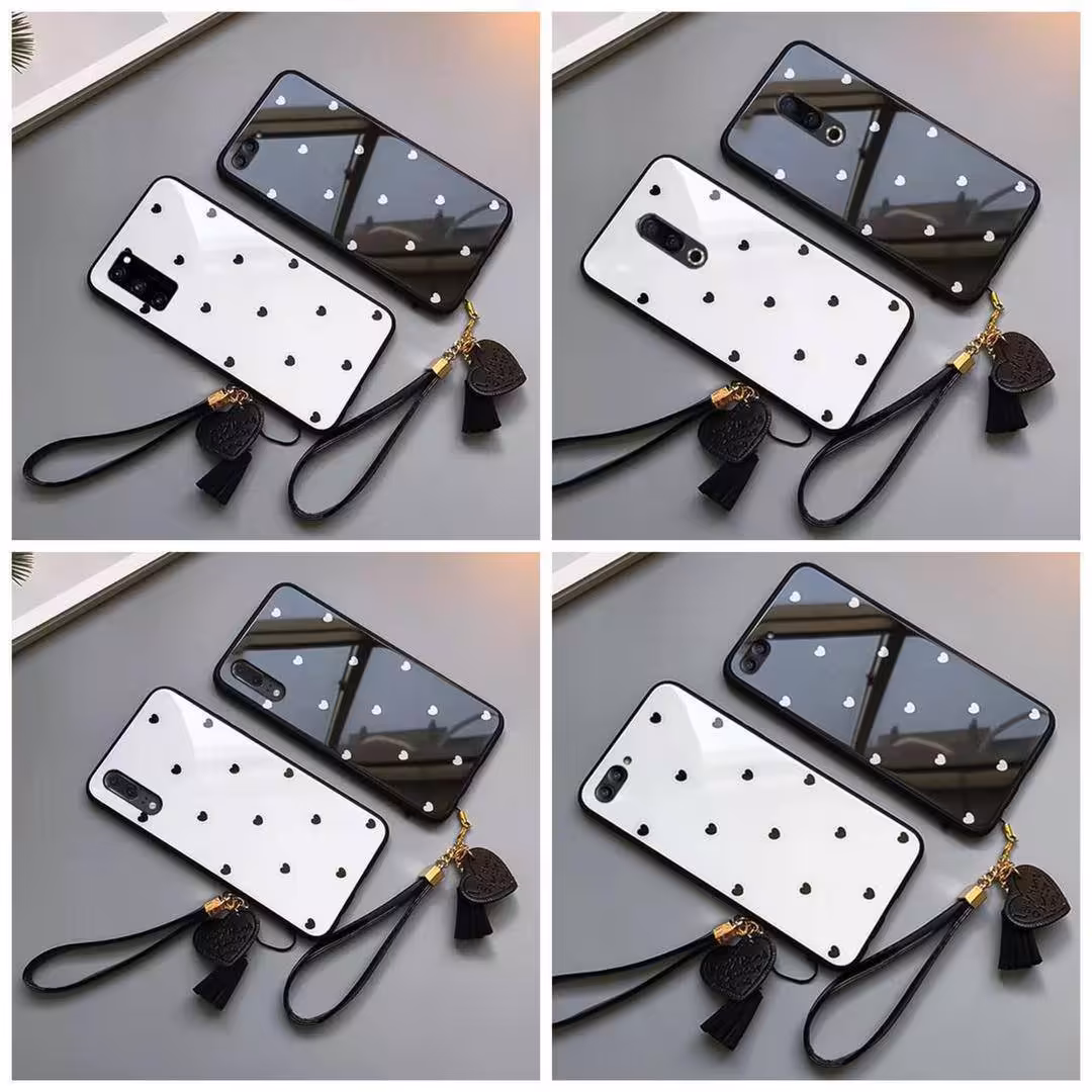 قاب گوشی سامسونگ طرح قلب ریز مناسب a71 همراه آویز قلبی