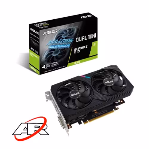 کارت گرافیک ایسوس مدل DUAL-GTX1650-4G6D-MINI