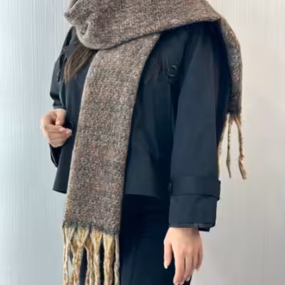 شال موهر پاییزه وارداتی شاین ریشه بلند ایسلندی مدل پینترستی