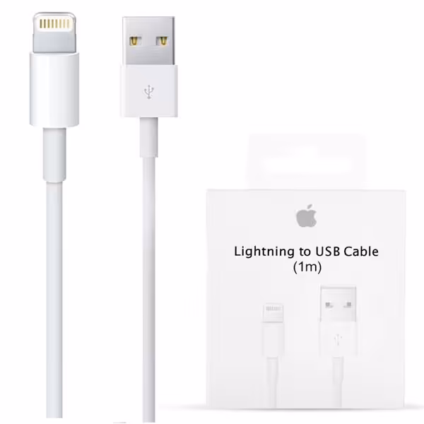 کابل تبدیل USB به لایتنینگ اورجینال اپل طول Apple Lightning to USB Cable 1m